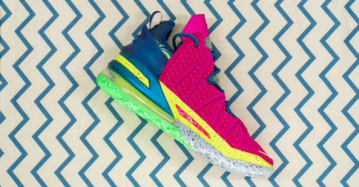 Giày Nike LeBron 18 'Los Angeles By Night' DB8148-600 - Ảnh 9