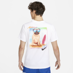 Ao Nike Tee Pug Beach 'White' FD6637-100