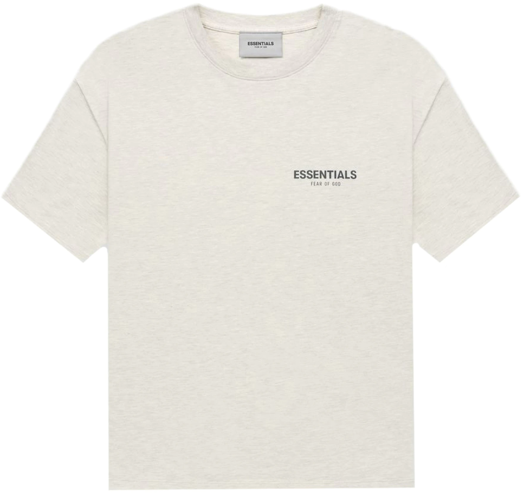 Ao Fear Of God Essentials T Shirt 'Light Heather Oatmeal'