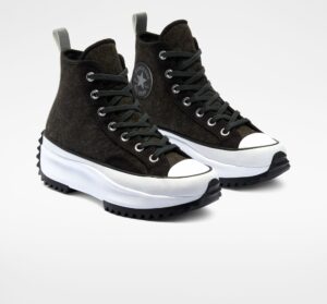 Alternative view of Giày Converse Run Star Hike High 'Black Ice Black Silver' 169437C