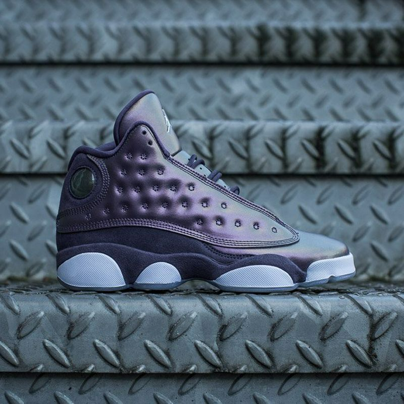 Giày Nike Air Jordan 13 Retro Premium HC GS 'Dark Raisin' AA1236-520 - Ảnh 3