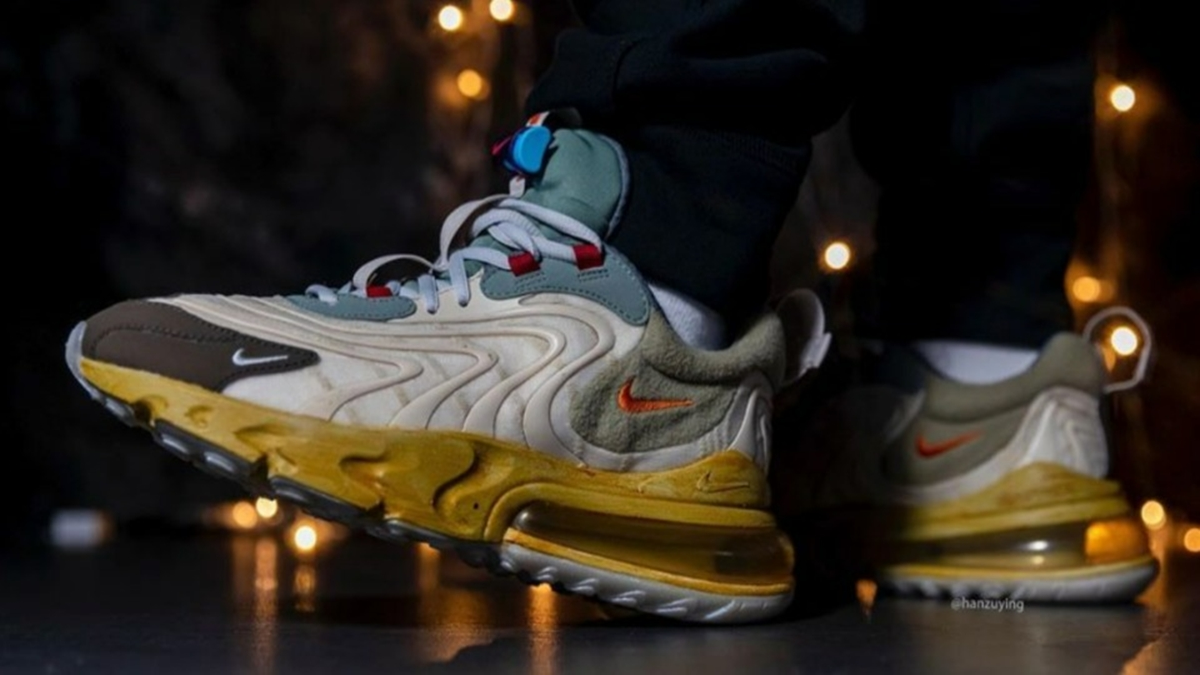 Giày Nike Air Max 270 x Travis Scott React ENG 'Cactus Trails' CT2864-200 - Ảnh 2