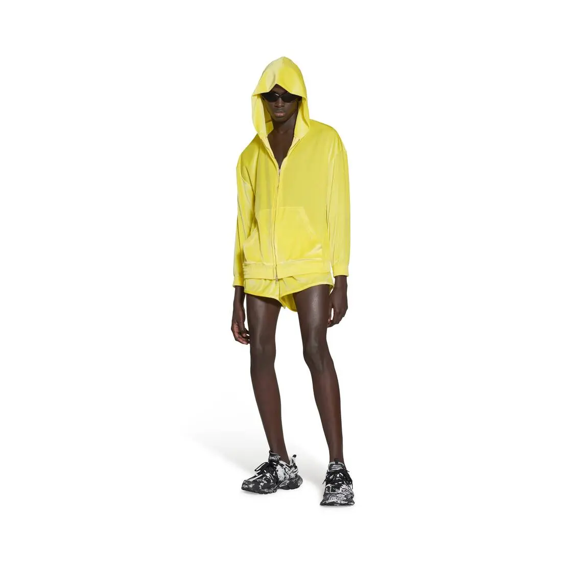 Giay Balenciaga x Adidas Track Graffiti 'Black' 542023-W3RRA-1090
