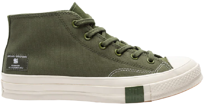 Giay Converse X Undefeated Chuck 70 Mid 'Chive' A02143C