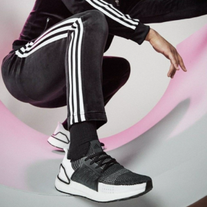 Alternative view of Giày Adidas Running UltraBoost 19 'Grey Cyan' F35242