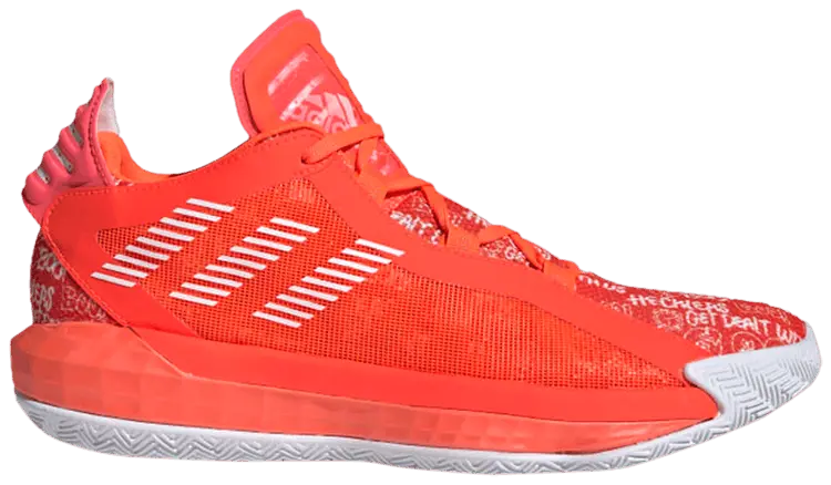 Giày Adidas Dame 6 'Solar Red' FU6808