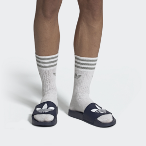 Alternative view of Dép Adidas Adilette Lite Slides Trefoil Logo Collegiate Navy FU8299