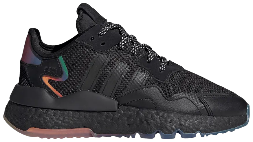 Giày Adidas Nite Jogger J 'Black Rainbow' FV4545
