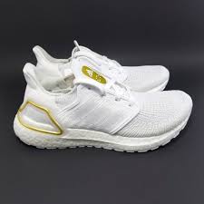 Alternative view of Giày Adidas Wmns UltraBoost 20 'White Gold Metallic' FV8351