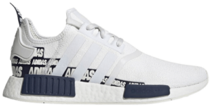 Giày Adidas NMD R1 'Wordmark Heel Crystal White Navy' FX6795