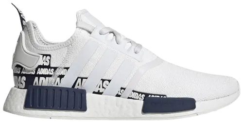 Giày Adidas NMD R1 'Wordmark Heel Crystal White Navy' FX6795