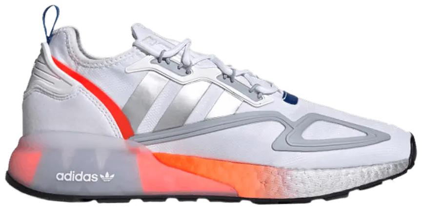 Giày Adidas ZX 2K Boost 'White Metallic Silver' FY5725