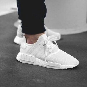 Alternative view of Giày Adidas NMD_R1 'Triple White' FY9384