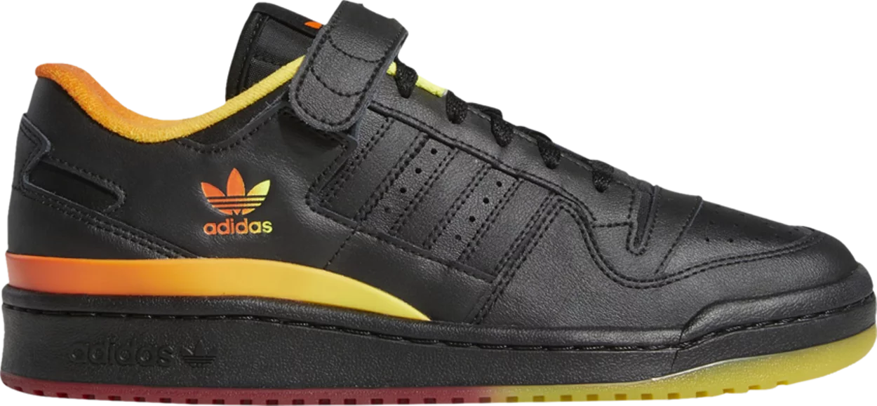 Giay Adidas Forum Low 'Black Orange Yellow Gradient' FZ5891