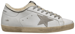 Giày Golden Goose Superstar Shearling Sneaker 'White' G35MS590-Q75