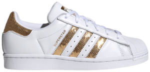 Giày Adidas Wmns Superstar 'White Gold Sequins' G55658