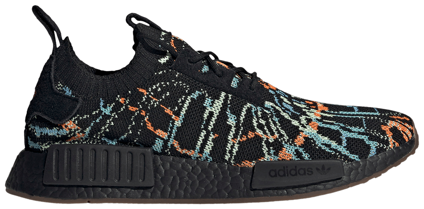Giày Adidas NMD R1 Primeknit Black Glitch G57941