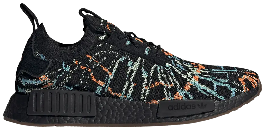 Giày Adidas NMD R1 Primeknit Black Glitch G57941
