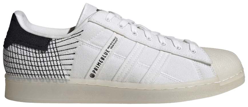 Giày Adidas Superstar Primeblue 'White Black' G58198