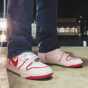 Alternative view of Giày Nike SB Paul Rodriguez x Dunk High 'Premium SB Boxing' CT6680-100