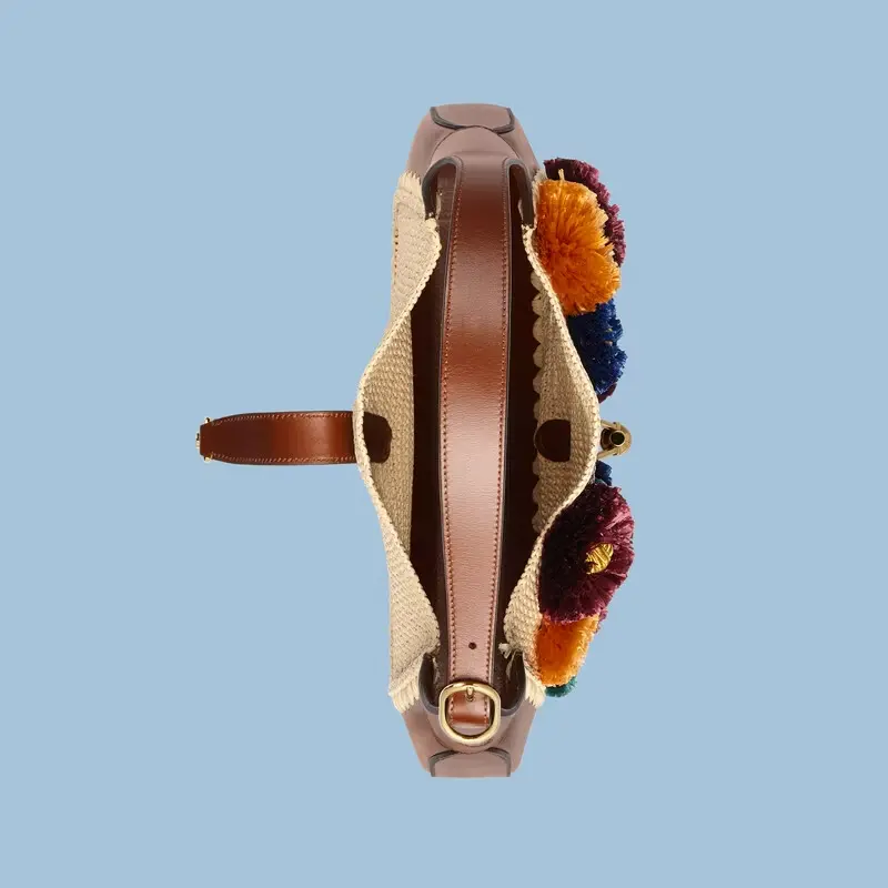 Tui Gucci Jackie 1961 Medium Shoulder Bag With Applique 'Brown' 636712-9SVLG-907