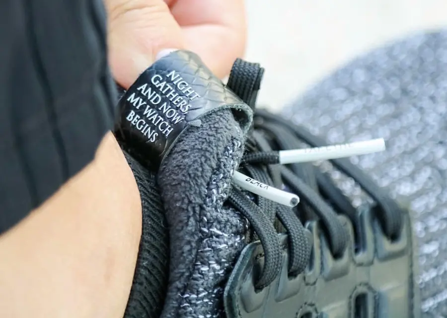 Alternative view of Giày Adidas Game Of Thrones x Ultra Boost Nights Watch 'Black' EE3707