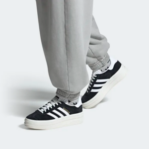 Giay Adidas Wmns Gazelle Bold 'Black White' HQ6912