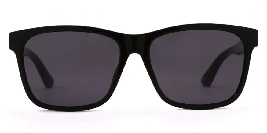 Kính Gucci Black Shiny Grey Square GG0746SA-001