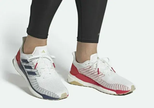 Alternative view of Giày Adidas Solar Boost 19 'White Indigo Scarlet' EG2362