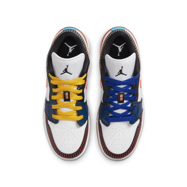 Giày Nike Air Jordan 1 Low MMD BG 'Multi Grid' DH7547-100 - Ảnh 5
