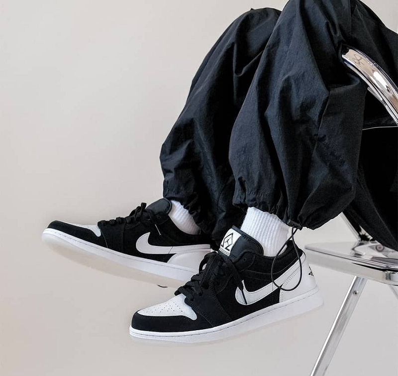 Giày Nike Air Jordan 1 Low SE 'Diamond' DH6931-001 - Ảnh 4