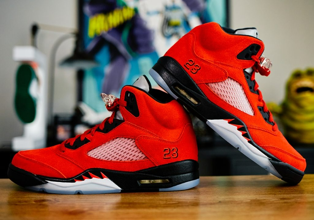 Giày Nike Air Jordan 5 Retro GS 'Raging Bull' 2021 440888-600 - Ảnh 5