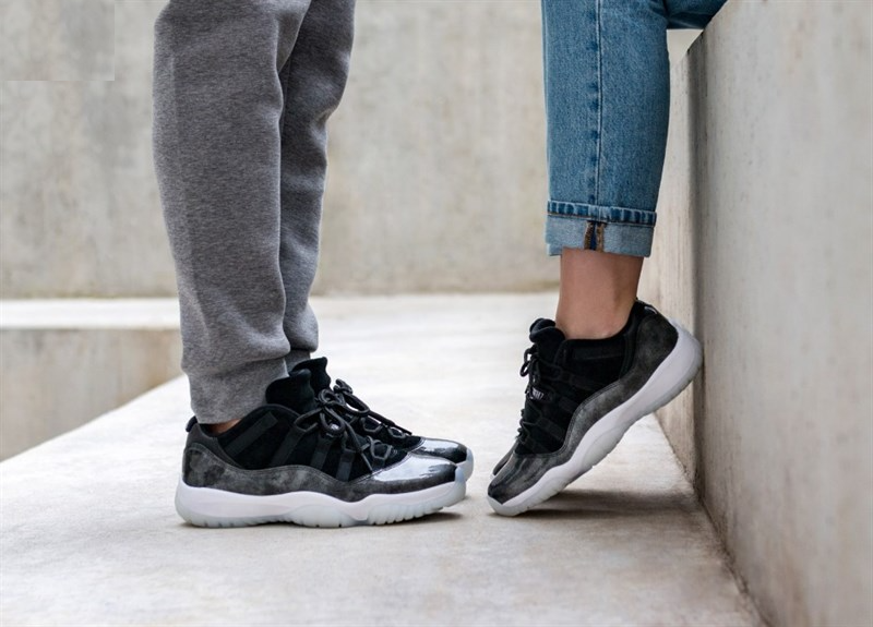 Giày Nike Air Jordan 11 Retro Low 'Barons' 528895-010 - Ảnh 3
