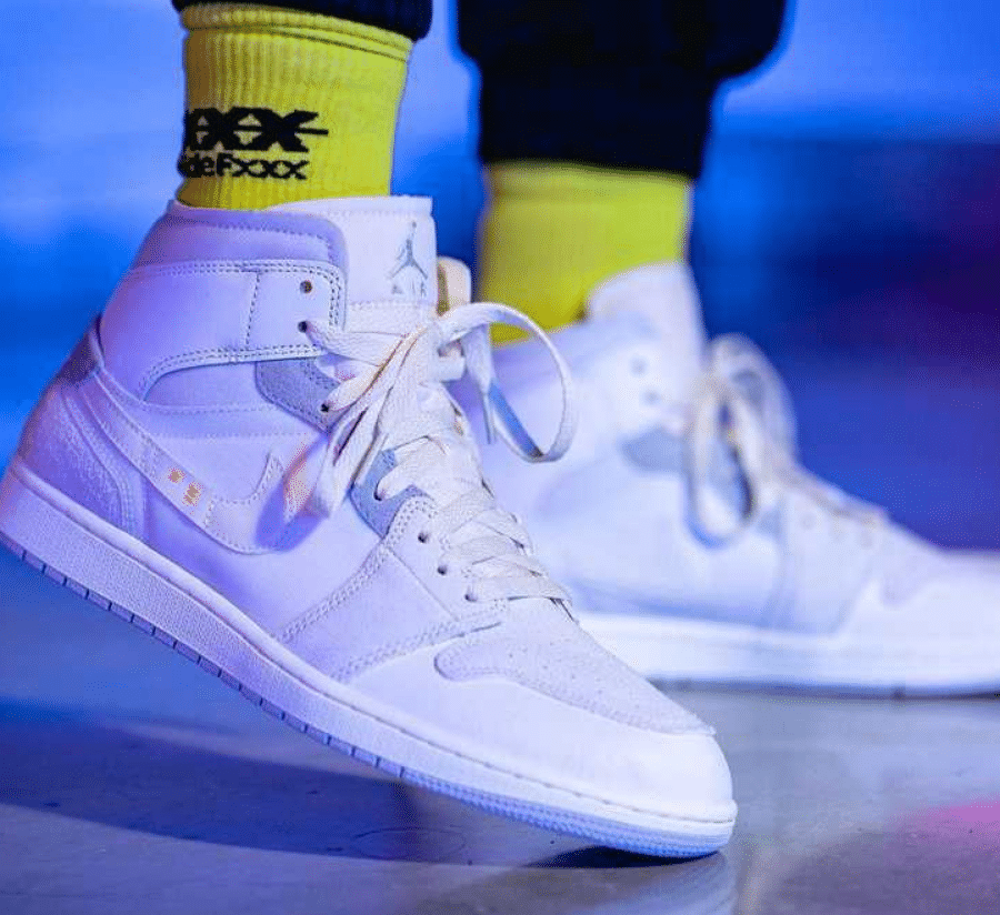 Giày Nike Air Jordan 1 Mid SE Craft 'Inside Out' DM9652-100 - Ảnh 6