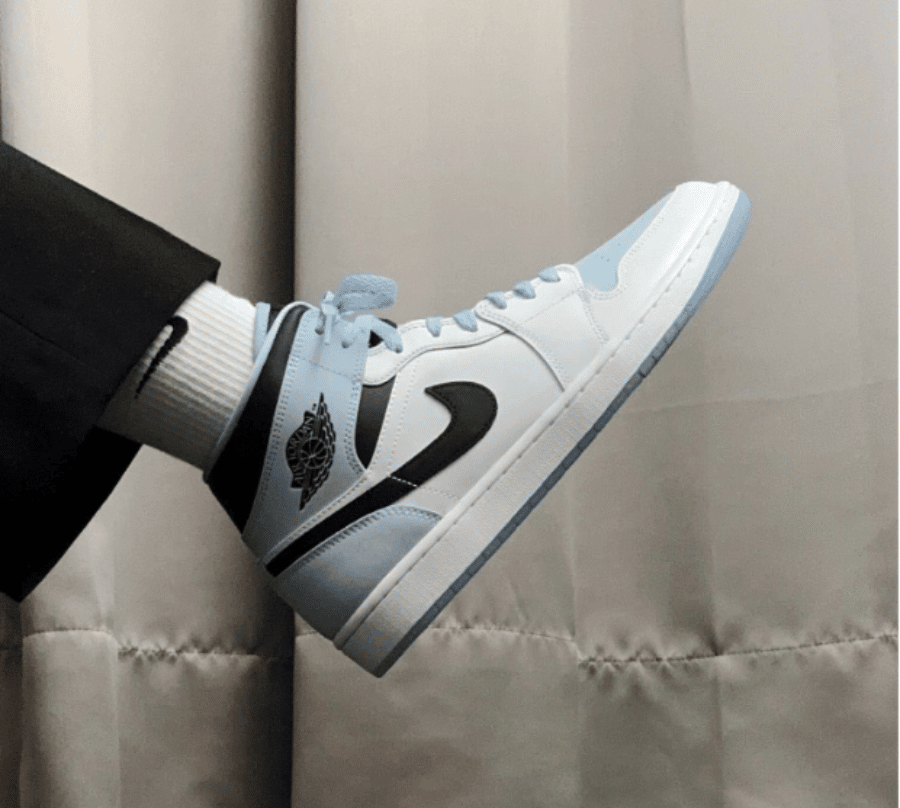 Giay Nike Air Jordan 1 Mid 'Ice Blue' DV1308-104