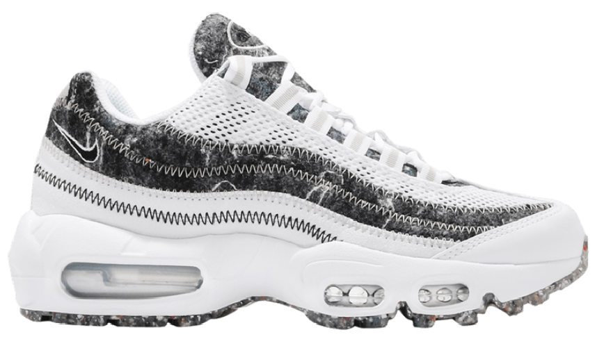 Giày Nike Air Max 95 Wmns Crater SE White Black CV8830-100