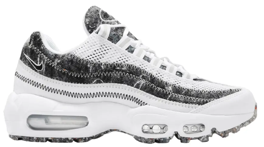 Giày Nike Air Max 95  Wmns Crater SE White Black CV8830-100