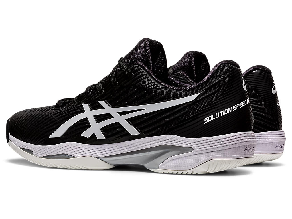 Giày Tennis Asics Solution Speed FF 2 'Black White' 1041A182-001 - Ảnh 3