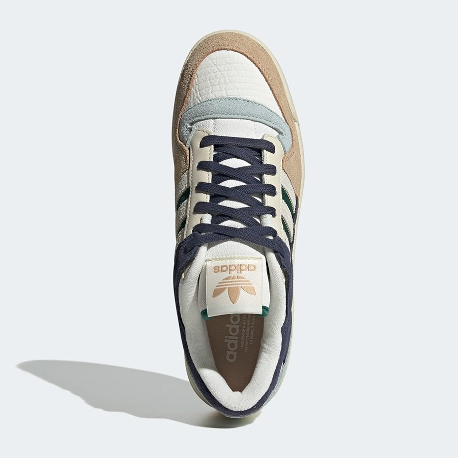 Giay Adidas Forum 84 Low 'Beige Navy Green' GW4332