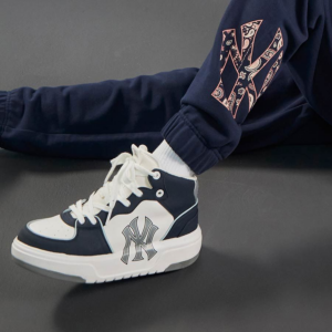 Giay MLB Chunky Liner High New York Yankees 'Navy' 3ASXCB12N-50NYD