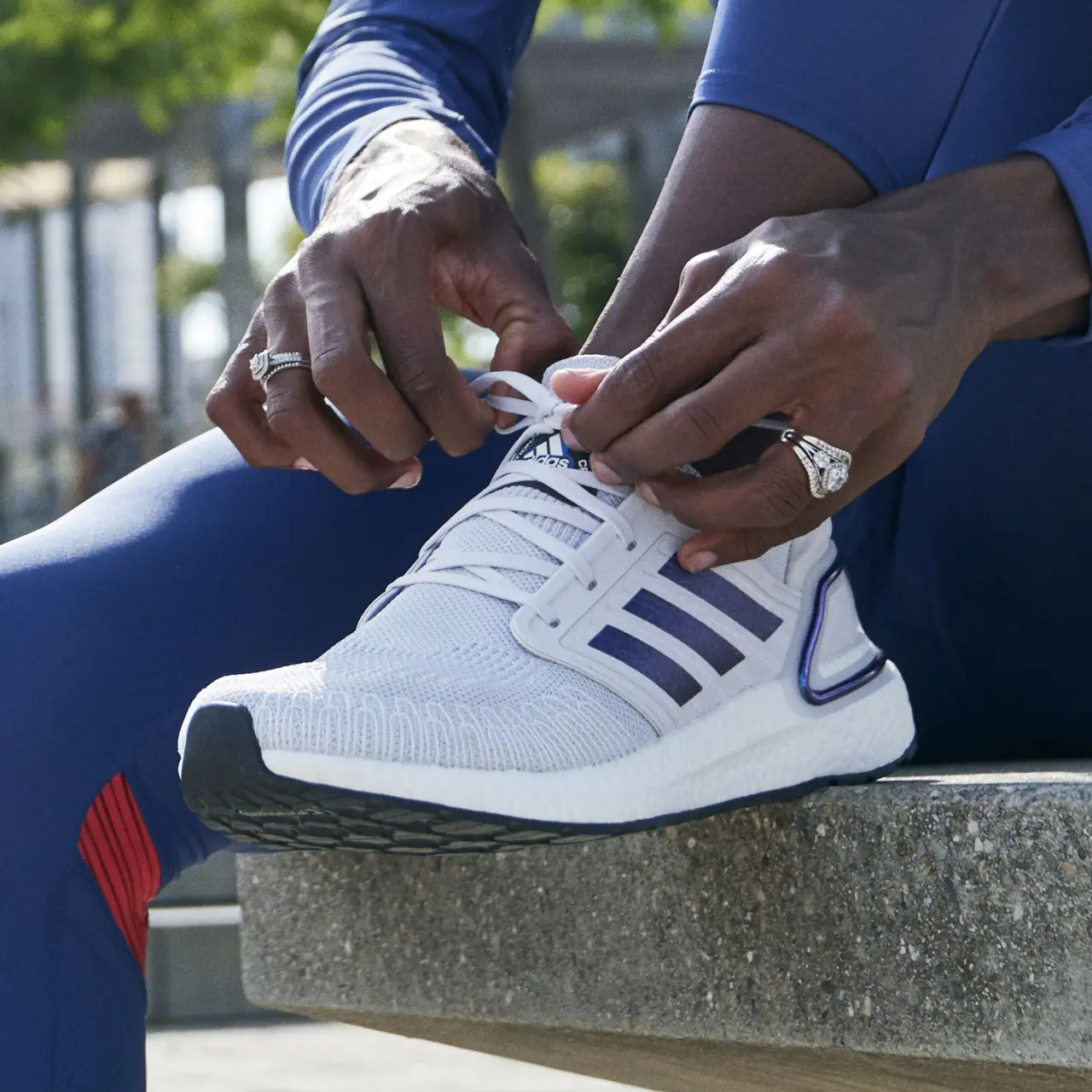 Alternative view of Giày Adidas Wmns UltraBoost 20 'Dash Grey' EG0715