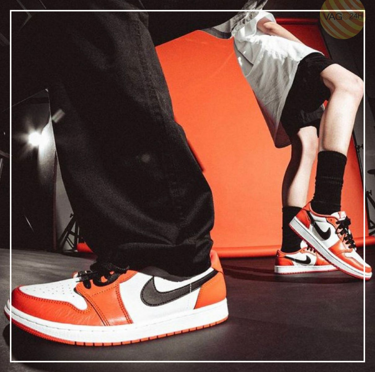 Giày Nike Air Jordan 1 Low Wmns OG 'Starfish' CZ0775-801 - Ảnh 3