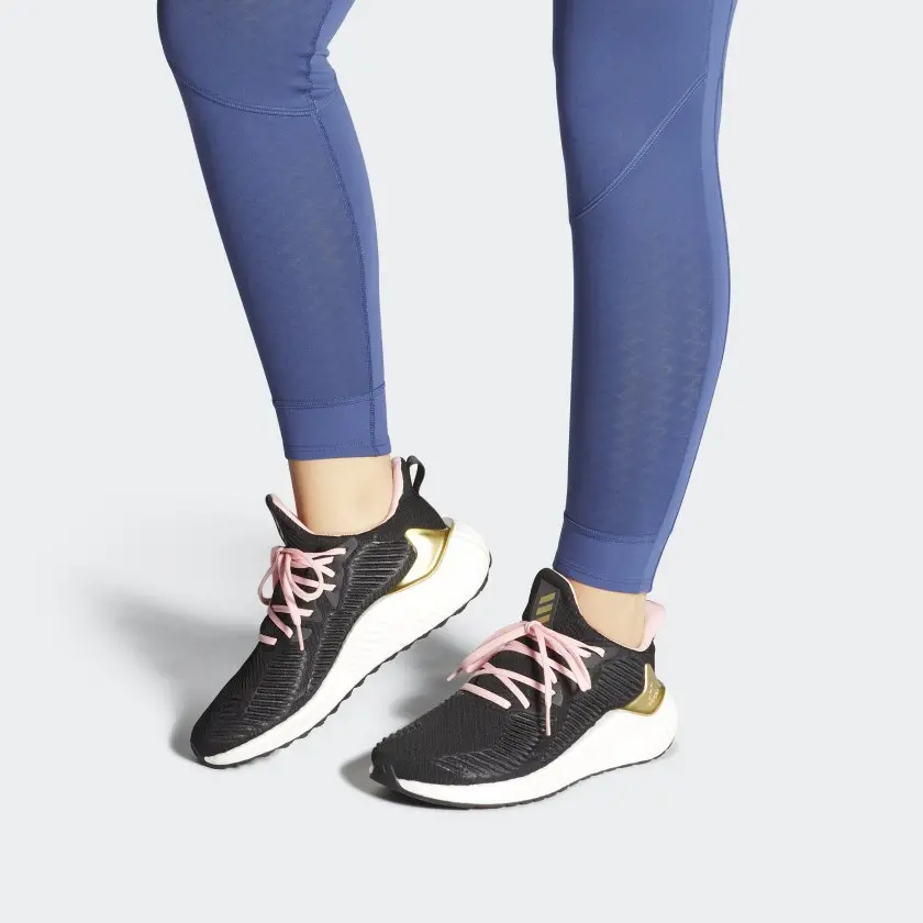 Alternative view of Giày Adidas AlphaBoost 'Pink Gold' EG1431