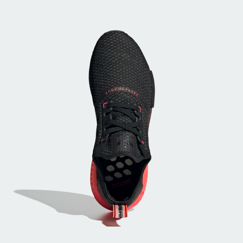 Giày Adidas NMD_R1 Knit 'Black Signal Pink' FV1738 - Ảnh 8