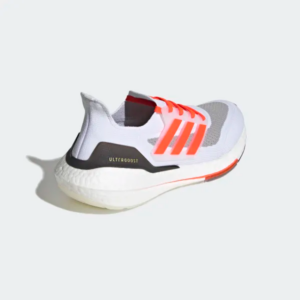 Alternative view of Giày Adidas UltraBoost 21 'White Solar Red' FZ1925