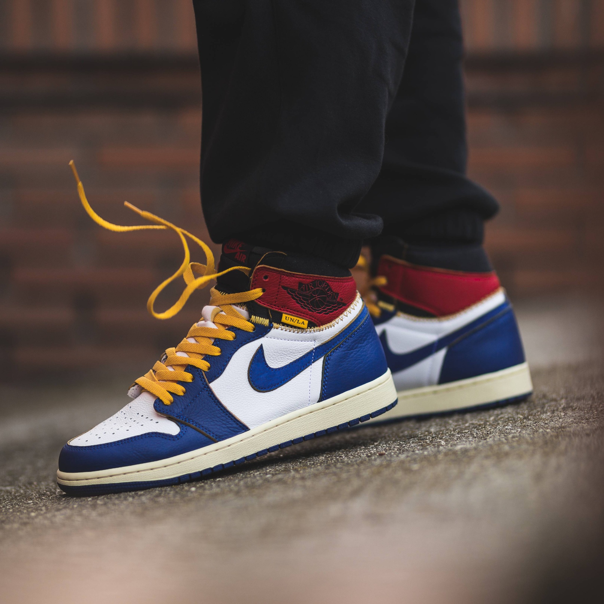 Giày Nike Union LA x Air Jordan 1 Retro High NRG 'Storm Blue' BV1300-146 - Ảnh 3