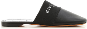 Dép Givenchy Paris Flat Mules In Leather BE2002E01H-001
