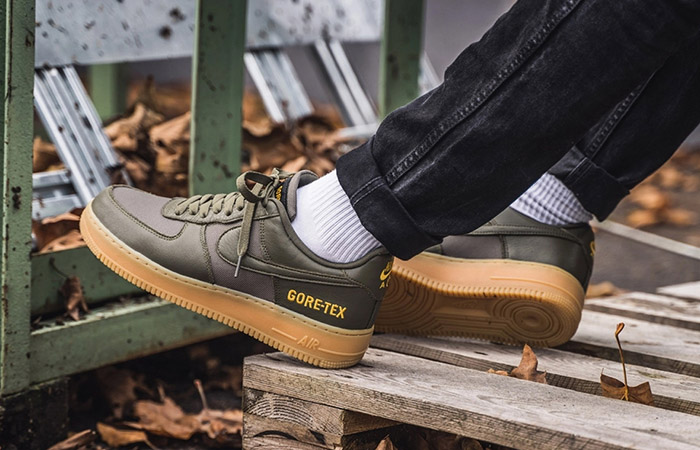 Giày Nike Gore-Tex x Air Force 1 Low 'Medium Olive' CK2630-200 - Ảnh 3