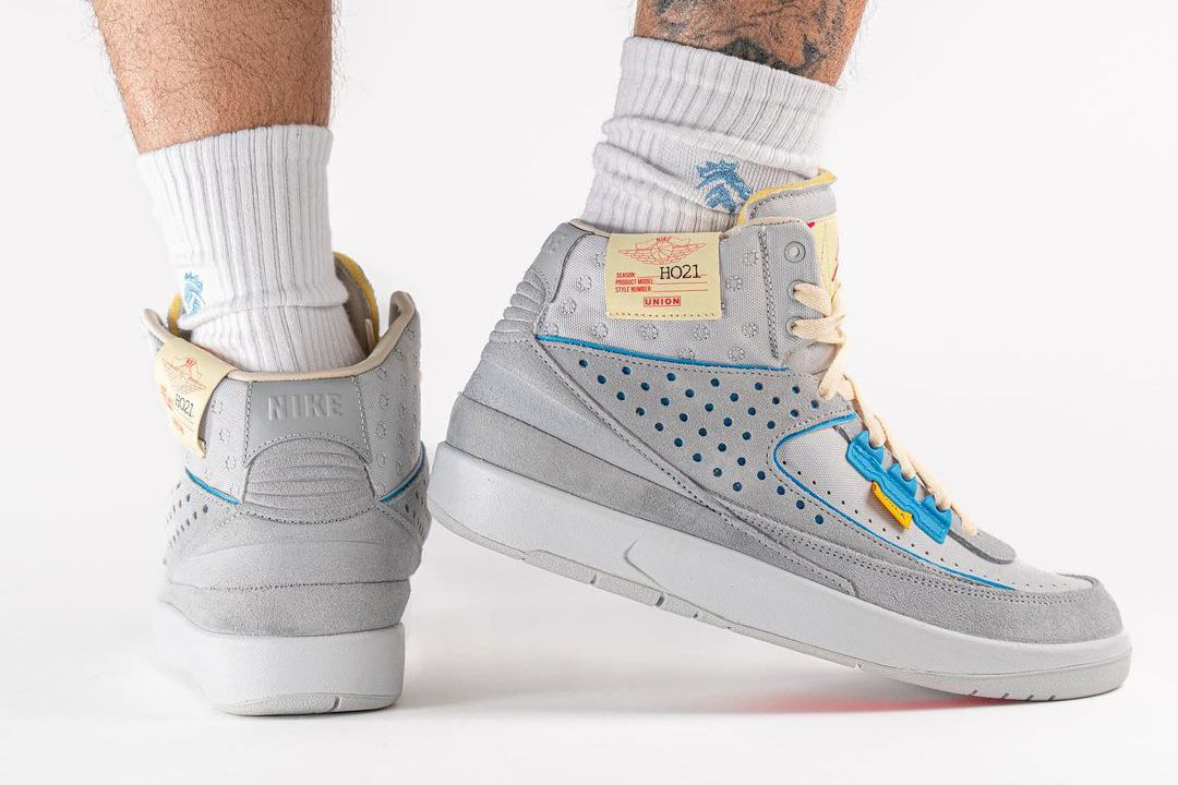 Giay Nike Air Jordan 2 x Union Retro SP 'Grey Fog' DN3802-001