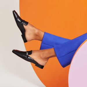 Giay Hermes Square Toe Casual Street Style 'Black' H231054Z-02390